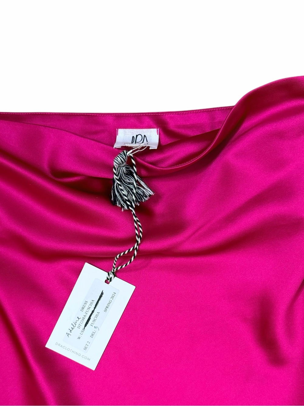 DRA Los Angeles NWT Adeline Fuschia Strapless Dress. - Picture 7 of 7